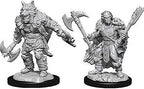 Dungeons & Dragons: Wizkids Half-Orc Barbarian:WizKids WZK73704 Male half orc barbarian unpainted s: Miniature
