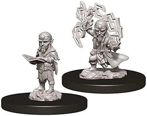 Paizo Dungeons and Dragons Gnome SorcererPathfinder Deep Cuts Unpainted s W9 Male Gnome Sorcerer Miniature D&D WZK73722