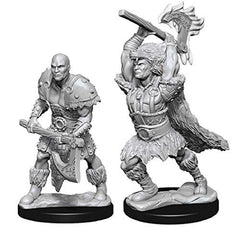 Wizkids Dungeons And Dragons Goliath Barbarian Male Unpainted S Miniature D&D WZK73833
