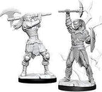 Dungeons and Dragons Wizkids Goliath BarbarianWizkids Games Female goliath barbarian unpainted s Miniature D&D WZK73834
