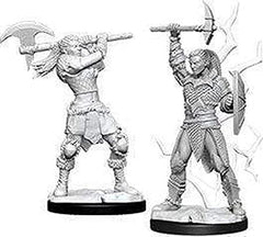Dungeons and Dragons Wizkids Goliath BarbarianWizkids Games Female goliath barbarian unpainted s Miniature D&D WZK73834