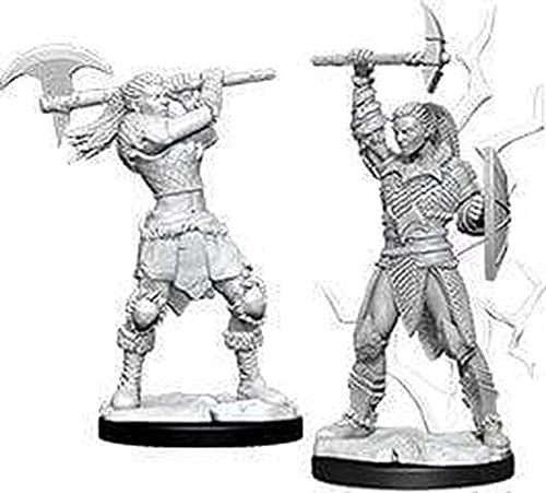 Dungeons and Dragons Wizkids Goliath BarbarianWizkids Games Female goliath barbarian unpainted s Miniature D&D WZK73834