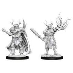 Dungeons and Dragons WizKids Pathfinder Deep Cuts Unpainted Miniatures Wave 10 Male HalfOrc Druid Miniatures D&D WZK73853