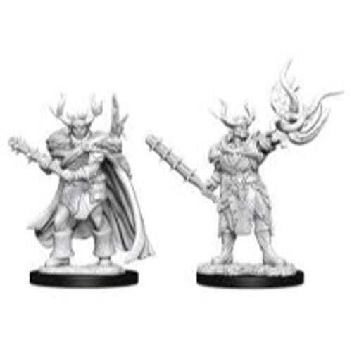 Dungeons and Dragons WizKids Pathfinder Deep Cuts Unpainted Miniatures Wave 10 Male HalfOrc Druid Miniatures D&D WZK73853