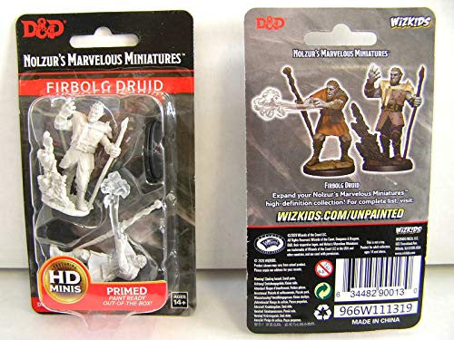 Dungeons and Dragons Wizkids Firbolg DruidWizKids Nolzurs Marvelous Upainted s Wave 11 Male Firbolg Druid Miniature D&D WZK90013