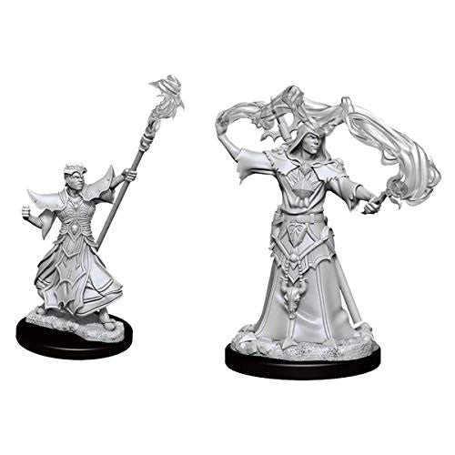 Dungeons and Dragons Wizkids Human SorcererWizKids Pathfinder Deep Cuts Unpainted s Wave 11 Male Human Sorcerer Miniature D&D WZK90052