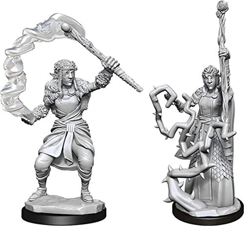 Dungeons & Dragons: Wizkids Firbolg Druid: Nolzur's Marvelous Unpainted s: Firbolg Druid (Female): Miniature