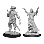 Wizkids Dungeons And Dragons Monster Wizkids Deep Cuts Unpainted Minis W15 Plague Doctor & Cultist Miniature D&D WZK90338