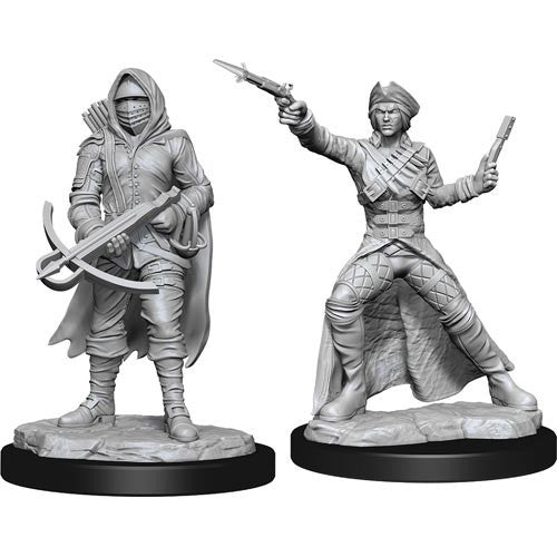 Wizkids Dungeons And Dragons Monster Wizkids Deep Cuts Unpainted Minis W15 Bounty Hunter & Outlaw Miniature D&D WZK90339