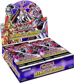 Yu-Gi-Oh King's Court Booster Box (24 Packs, 7 Cards per Pack)