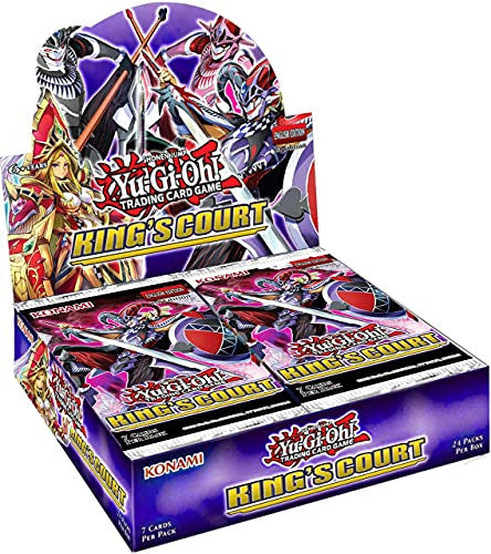 Yu-Gi-Oh King's Court Booster Box (24 Packs, 7 Cards per Pack)