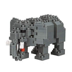 Nanoblock Animals - African Elephant Nanoblock Collection Series Single Pack