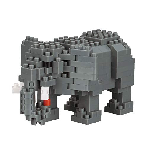 Nanoblock Animals - African Elephant Nanoblock Collection Series Single Pack