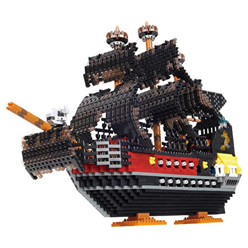 Nanoblock Pirate Ship DX Pirates Advanced Hobby Series Building Kit