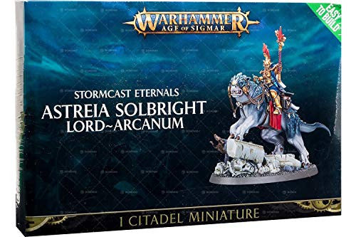 Games Workshop Warhammer AoS - Easy to Build : Stormcast Etermals Astreia Solbright, Lord-Arcanum