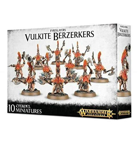 Games Workshop Warhammer Age of Sigmar Fyreslayers Vulkite Berzerkers 84-25