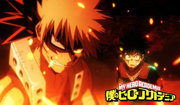 Masters of trade Katsuki Bakugo Kacchan and Izuku Midoriya Deku My Hero Academia TCG CCG playmat gamemat 24 Wide 14 Tall for Trading Card Game Smooth Cloth Surface Rubber Base