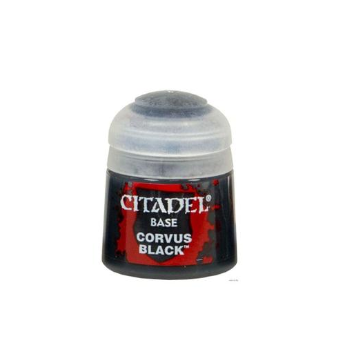 Games Workshop Citadel Base Paint Corvus Black 21-44
