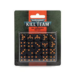 Games Workshop Warhammer 40K Kill Team Orks Kommandos Dice Set 102-82