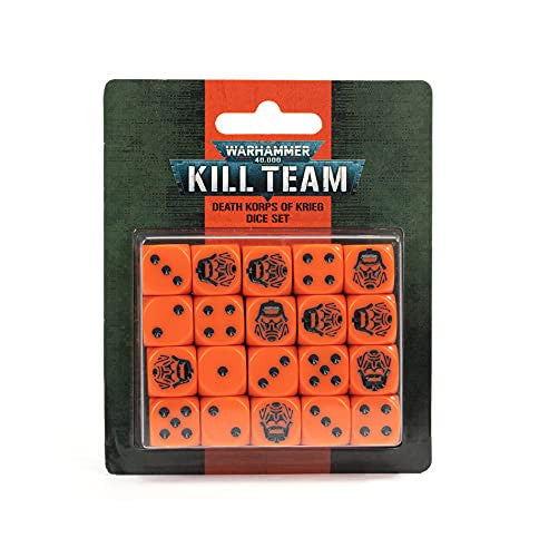 Games Workshop Warhammer 40K Kill Team Death Korps of Krieg Dice set 102-83