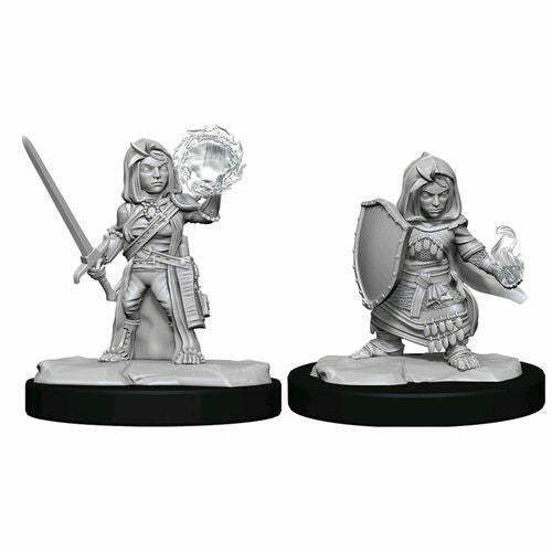 Paizo Dungeons and Dragons Halfling ClericPathfinder Deep Cuts Unpainted s W14 Halfling Cleric Female Miniature D&D WZK90261