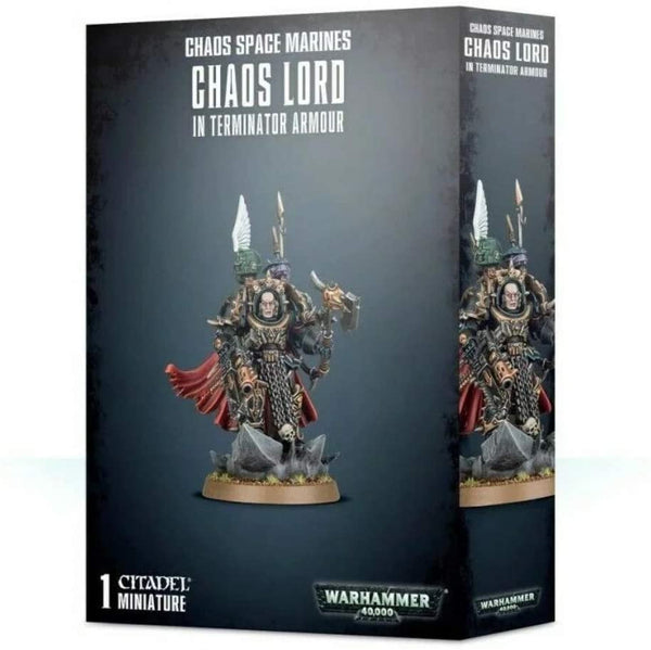 Games Workshop Warhammer 40K Chaos Space Marines Sorcerer Lord in Terminator Armour 43-12