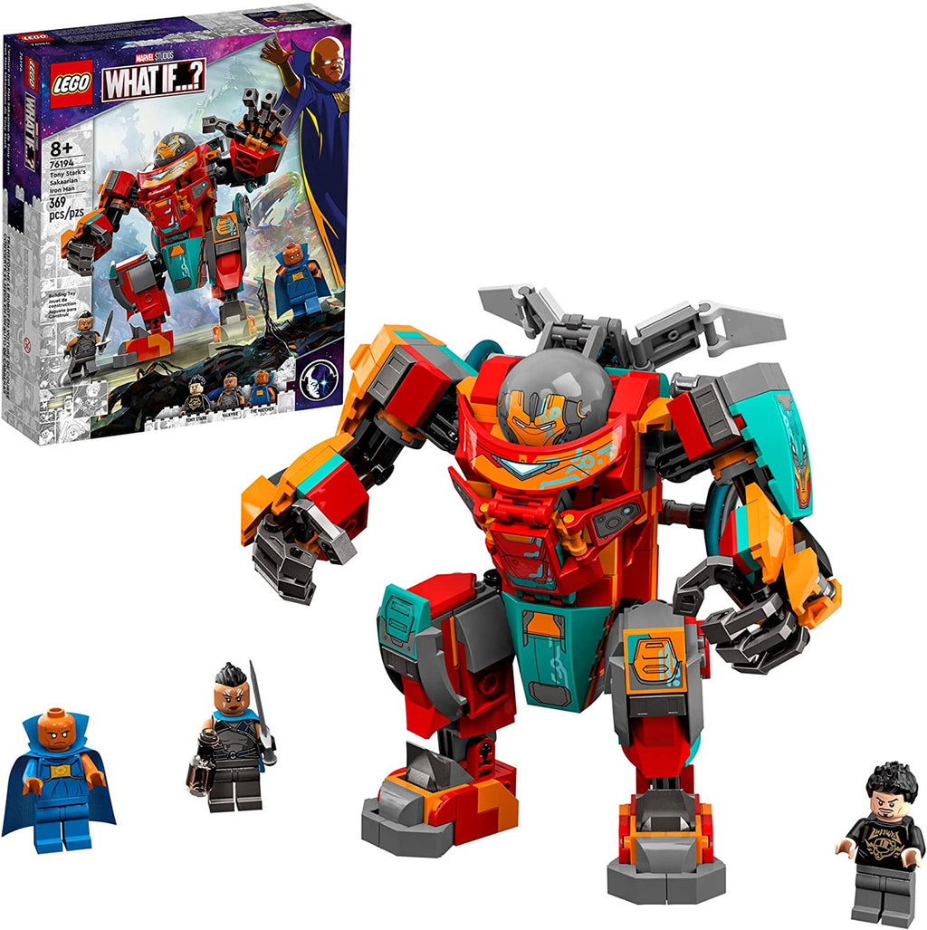 LEGO Marvel Tony Stark Sakaarian Iron Man Building Kit Great Gift for Young Super Heroes Aged 8+ New 2021 (369 Pieces)