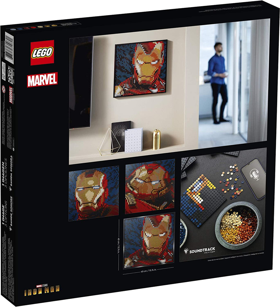 LEGO Art Marvel Studios Iron Man 31199 Building Kit for Adults - New 2020 (3,167 Pieces)