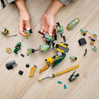 LEGO NINJAGO Lloydâ€™s Hydro Mech 71750 Building Kit; Underwater Playset with NINJAGO Lloyd and Mech; New 2021 (228 Pieces)