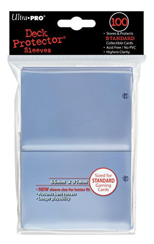 Ultra Pro Clear Standard Size Deck Protectors - 100 ct.