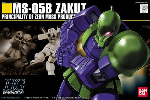 HGUC 1/144 Zaku I (Old Zaku) Plastic Model