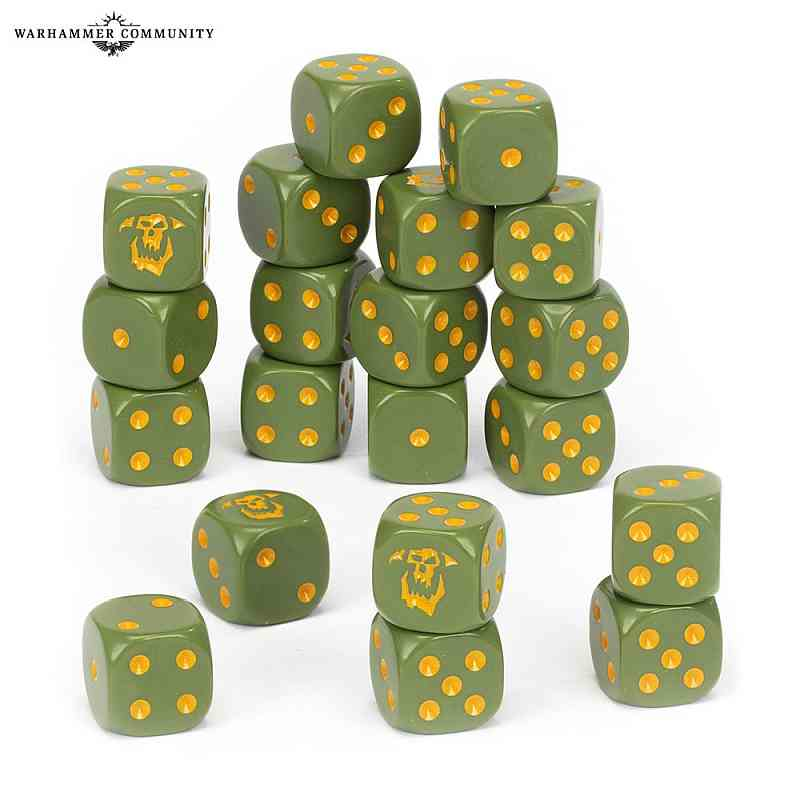 Warhammer Age of Sigmar - Orruk Warclan Dice Set