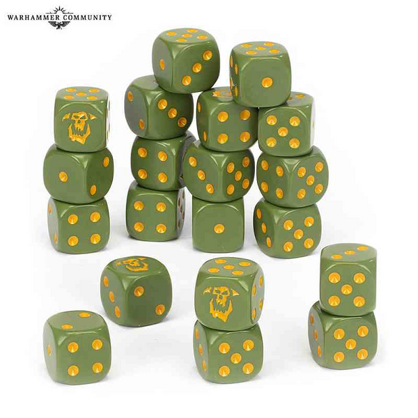 Warhammer Age of Sigmar - Orruk Warclan Dice Set
