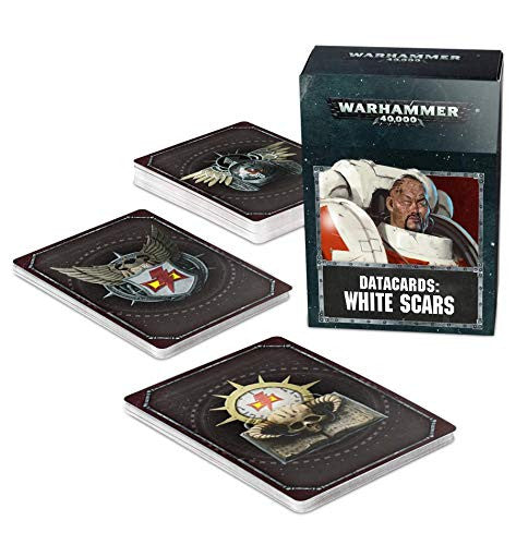 Games Workshop Warhammer 40K Datacards White Scars English 53-43-60