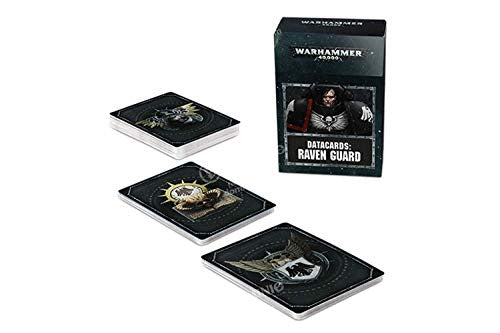 Games Workshop Warhammer 40K Space Marines Datacards Raven Guard English 53-45-60