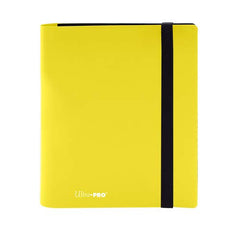 Ultra PRO E-15383 Eclipse 4 Pocket Pro Binder-Lemon Yellow UPI-15383