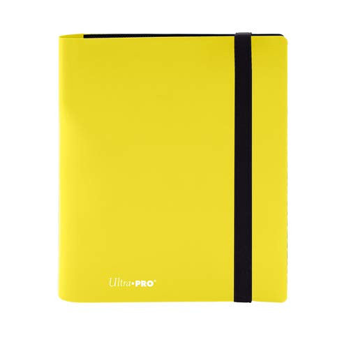 Ultra PRO E-15383 Eclipse 4 Pocket Pro Binder-Lemon Yellow UPI-15383