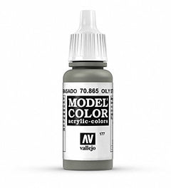 Vallejo Model Color Oily Steel Non Toxic Paints 17ml VAL-70865