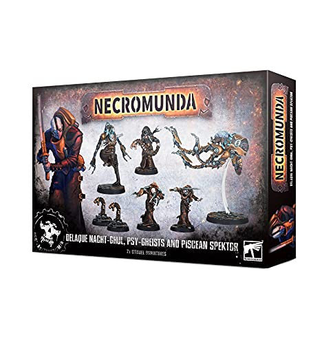 Games Workshop Warhammer 40K Necromunda Delaque Nacht-Ghul, Psy-Gheists and Piscean Spektor 300-77