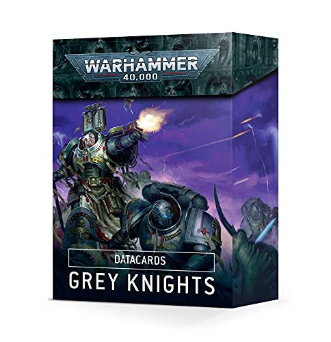 Games Workshop Warhammer 40K Space Marines Datacards Grey Knights 57-20