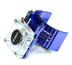 Integy RC Model T8074BLUE Motor Heatsink 540 Size w/Cooling Fan for Slash Stampede 2WD Rustler 2WD Bandit