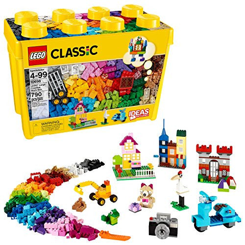 LEGO Classic Large Creative Brick Box Build Your Own Creative Toys Kids Building Kit 790 Pieces
