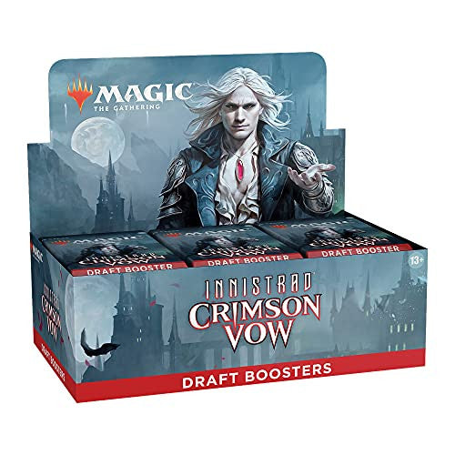 Magic: The Gathering Innistrad: Crimson Vow Draft Booster Box | 36 Packs + Box Topper (541 Magic Cards)