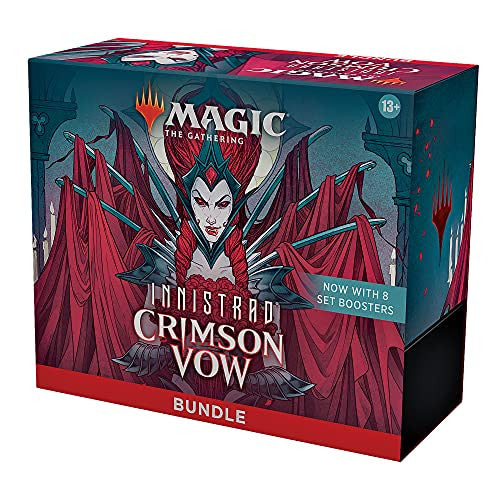 Magic The Gathering Innistrad: Crimson Vow Bundle | 8 Set Boosters + Accessories