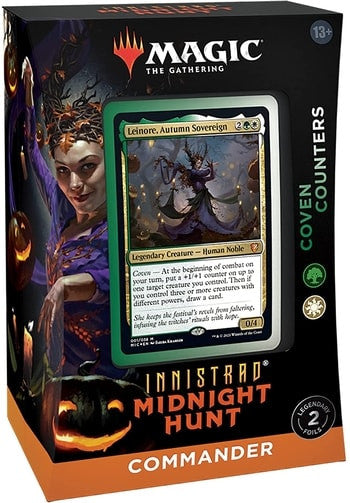 MTG Magic The Gathering Innistrad Midnight Hunt Commander Decks Coven Counters Single Pack WOCC8955-CovenCounters