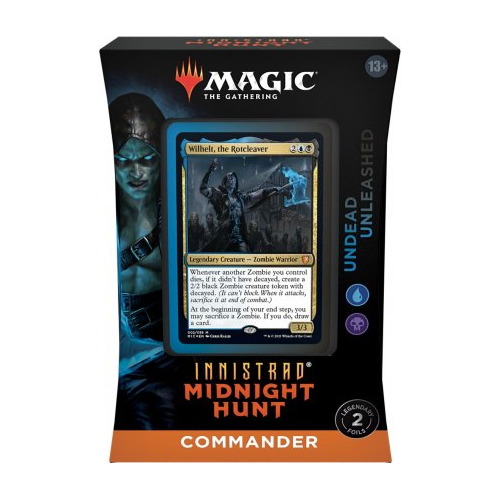 MTG Magic The Gathering Innistrad Midnight Hunt Commander Decks Undead Unleashed Single Pack WOCC8955-UndeadUnleashed