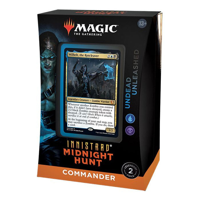 MTG Magic The Gathering Innistrad Midnight Hunt Commander Decks Undead Unleashed Single Pack WOCC8955-UndeadUnleashed
