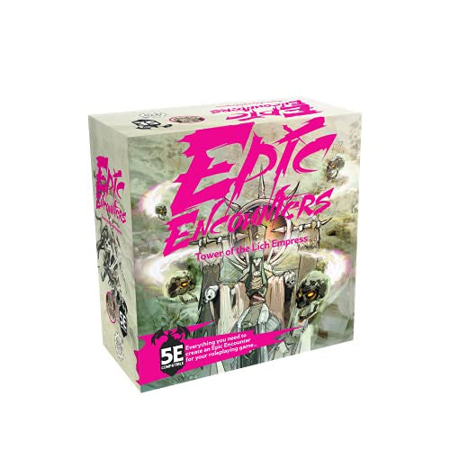 Epic Encounters Tower of The Lich Empress 1 Highly Detailed Miniature Dungeons and Dragons 5e Compatible Expansion by Steamforged Games forAges 14+