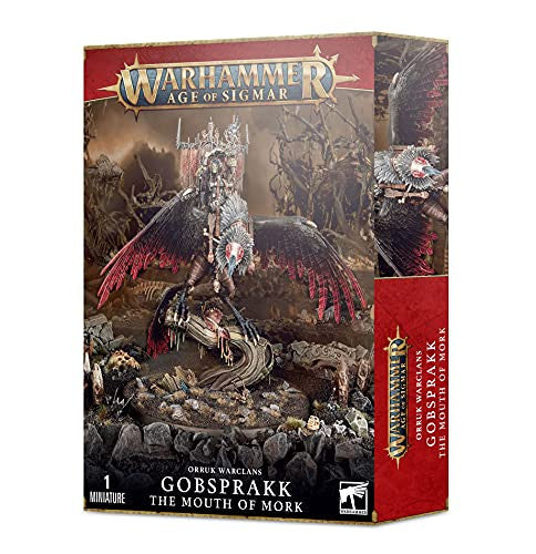 Games Workshop Warhammer Age of Sigmar Orruk Warclans Gobsprakk, The Mouth of Mork can be assembled as Killaboss on Corpse-Rippa Vulcha 89-73