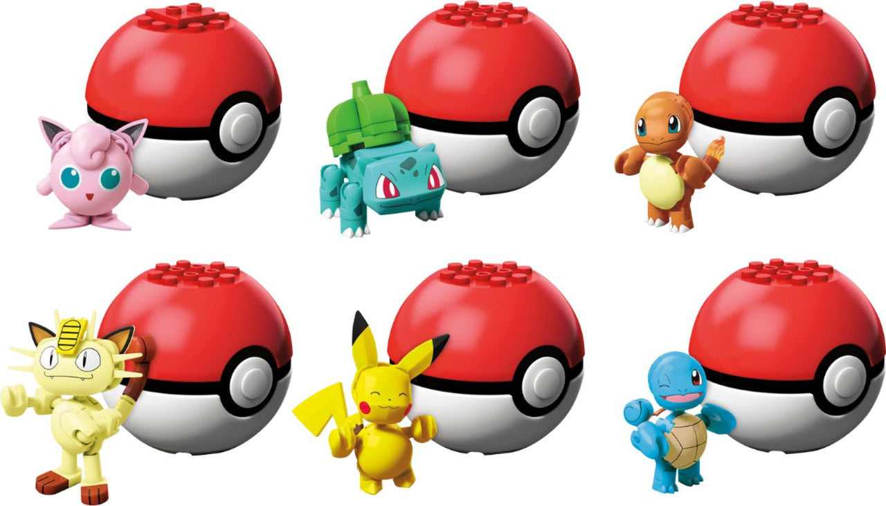 Pokemon Mega Construx 2022 Evergreen Pokeball Case of 12